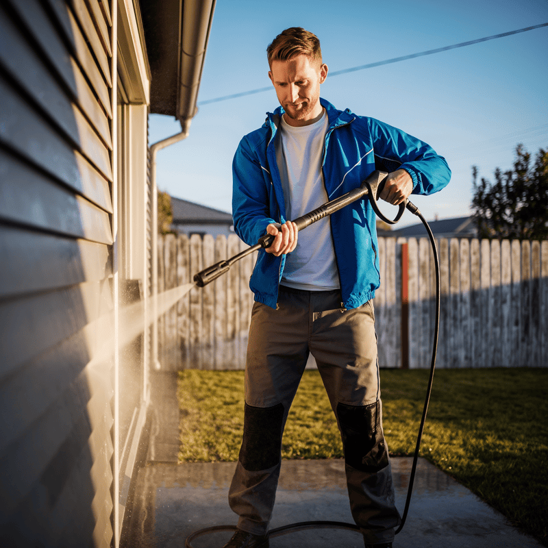 house exterior pressure washing service