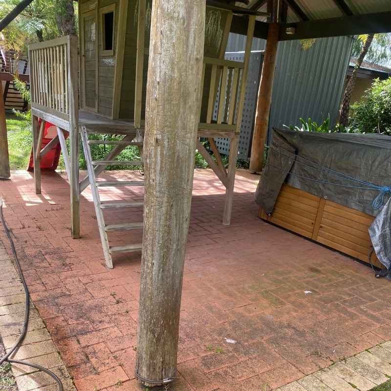 pressure Cleaning Service in progress